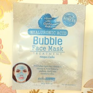 Hyaluronic acid BUBBLE FACE mask.